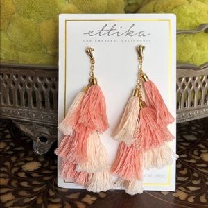 Ettika tassel earrings